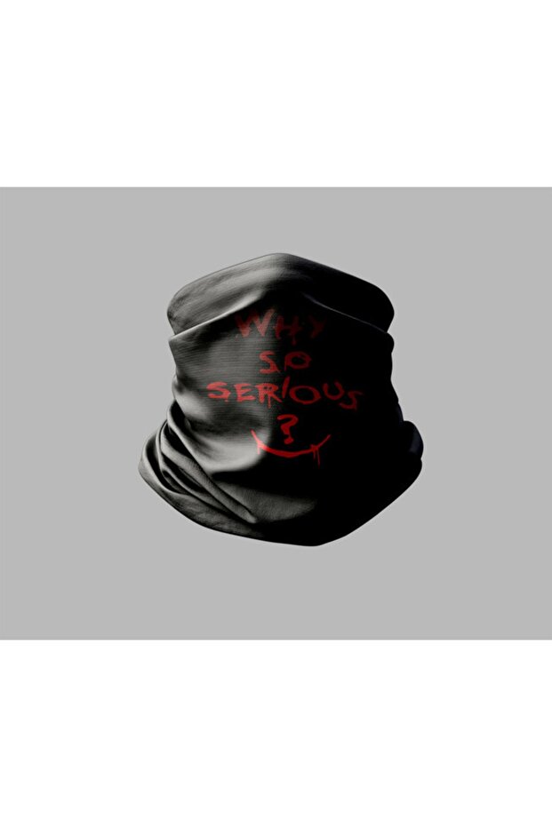 Lettering Designed Biker Buff Mask Outdoor Neck Collar Unisex Bandana