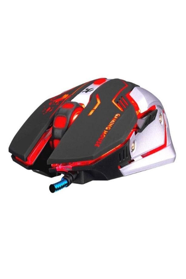 KM-R77 Siyah Usb 3 Farklı Ledli Gaming US Layout Multimedia Klavye + Mouse Set - 2