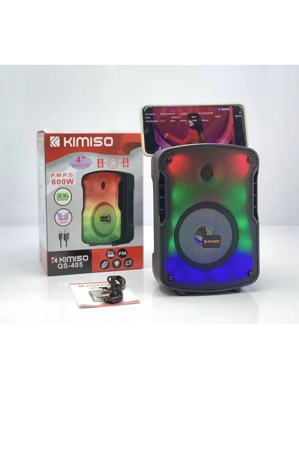 Bluetooth Hoparlör Led Işıklı Sd Kart Usb Fm Radyo - 1