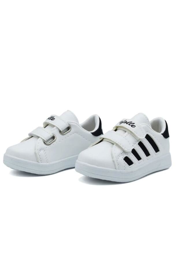 Cırtlı 4 Bant Hafif Rahat Erkek Çocuk Spor Ayakkabı Sneaker - 3