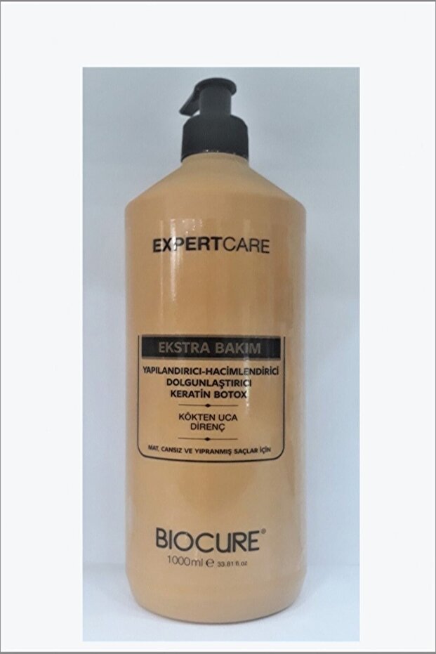 Expert Care Structuring, volumizing Keratin Botox Cream for Damaged Hair 1000 Ml
