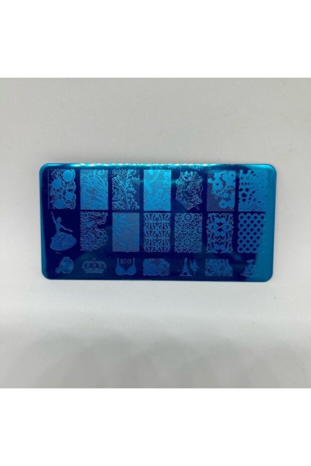 Stamper Protez Tırnak Stample Plaka - 1