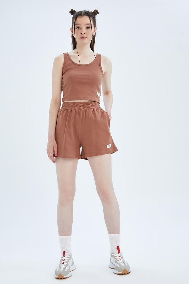 Fit Slim Fit %100 Pamuk Şort - 5