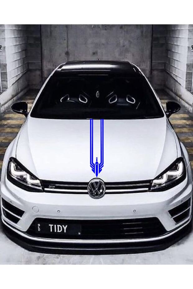 Hood Sticker 12*60 Cm Stamp Triangle Hood Covering Foil Accessory Modified Adhesive Label
