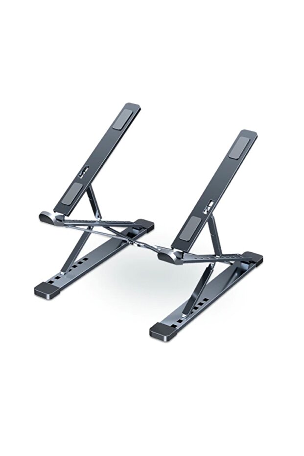 Mc N8 Metal High Macbook Notebook Adjustable Foldable Stand - 1