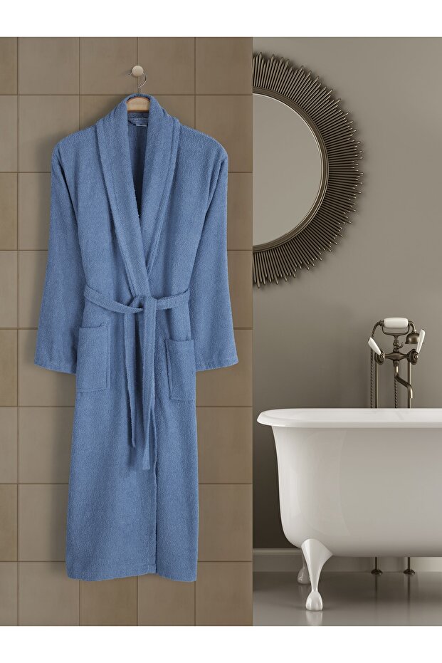 Large Men's Adult Bathrobe Curl Shawl