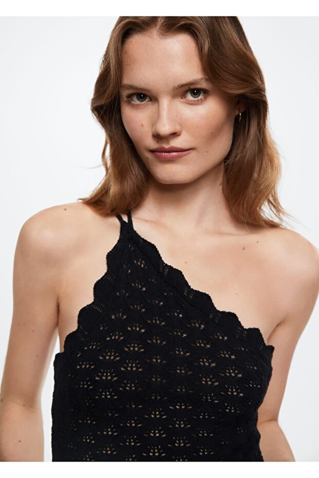 Triko Cropped Bluz - 7