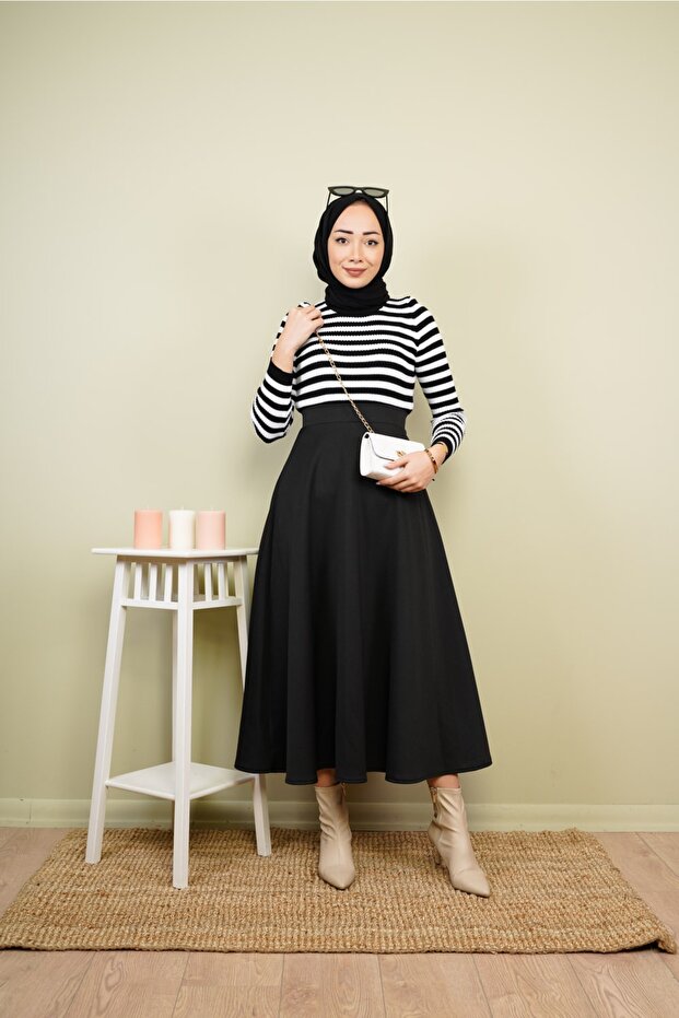 Φούστα Scuba Flared - 3