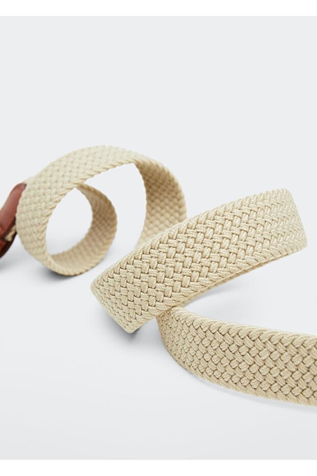 Örgü Desenli Elastik Kemer - 4