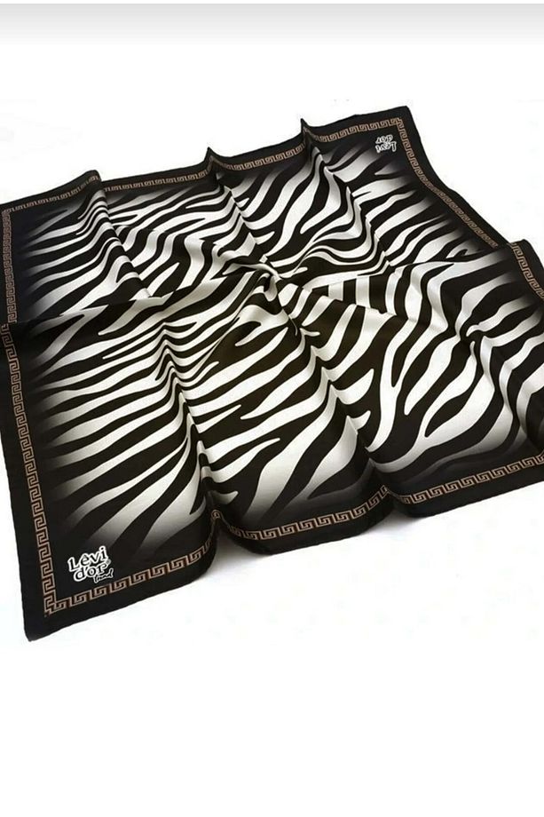 Zebra Desenli Trend Twil Eşarp - 1