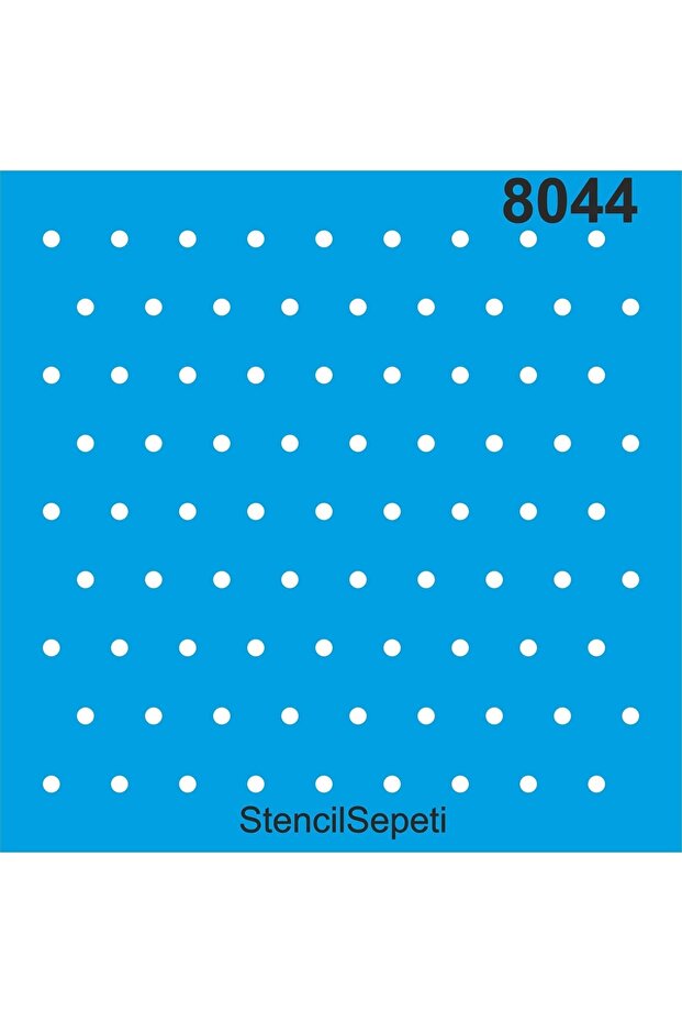 نمط منقط - قالب رسم استنسل 50 × 50 سم - بدون إرجاع!