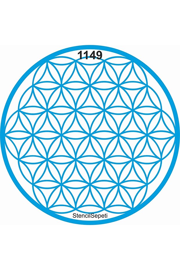 Flower of Life- Stencil Painting Template 30x30cm