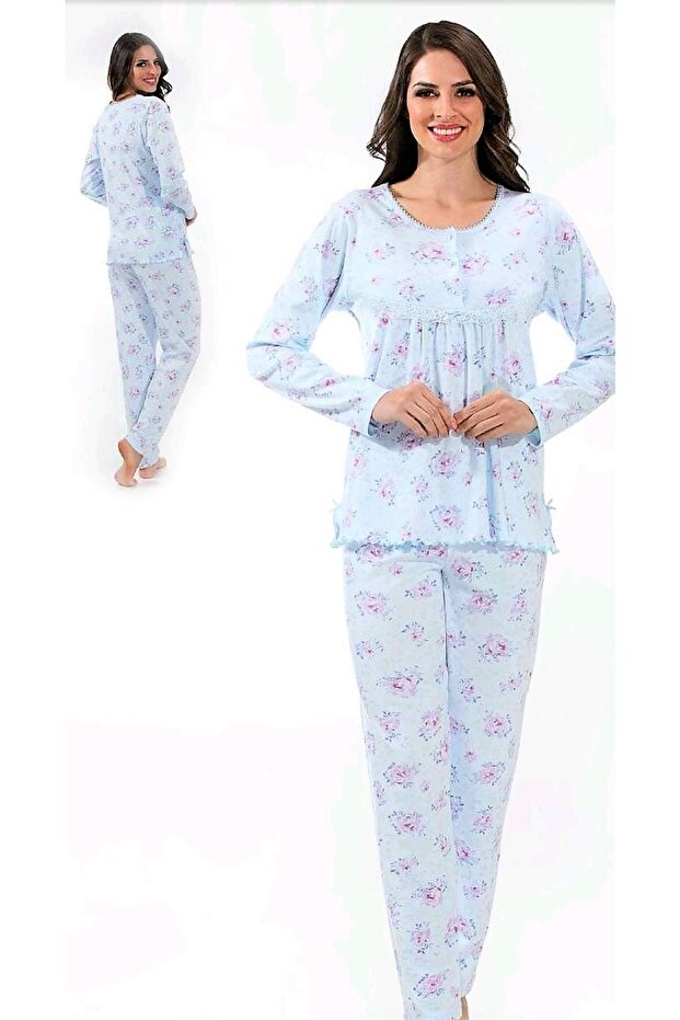 Cotton Women's Pajama Set Floral