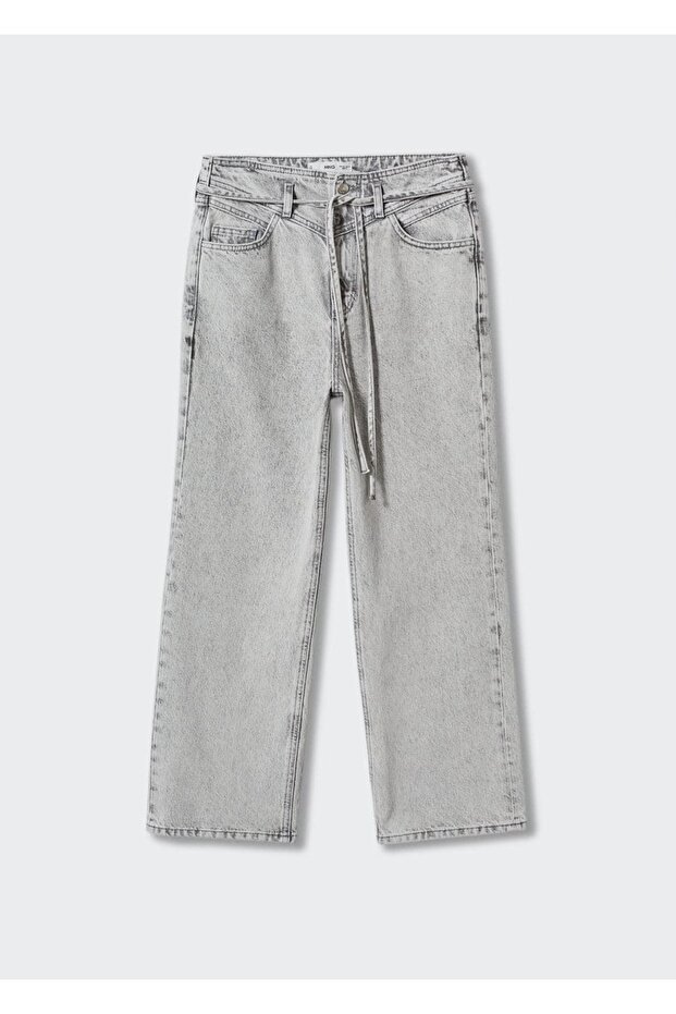 Fiyonklu Pamuklu Pantolon - 3