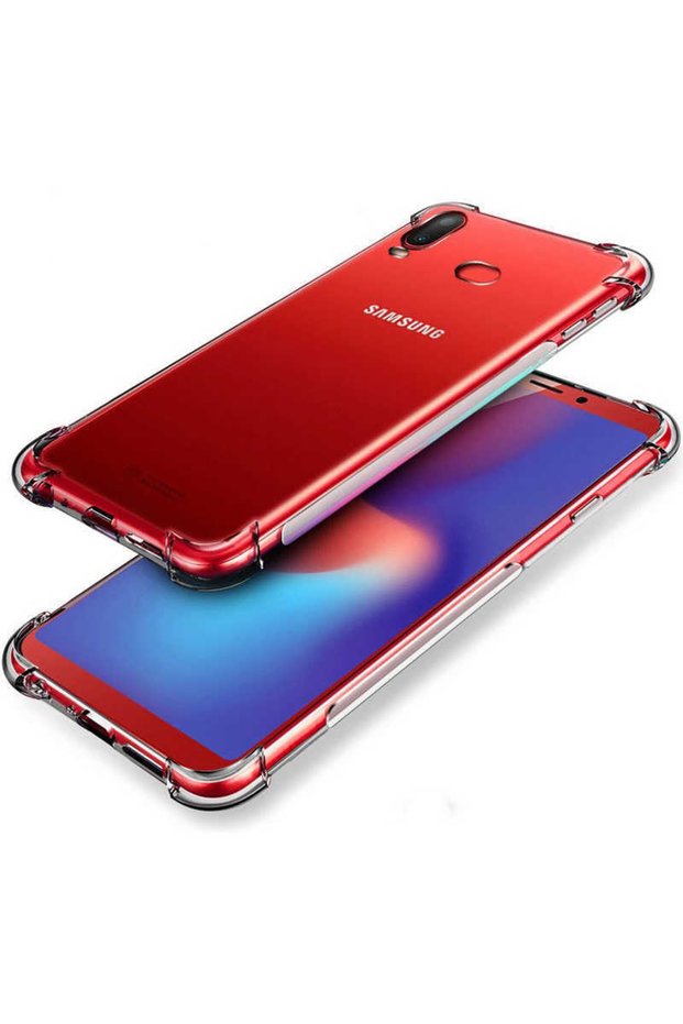 Samsung Galaxy A10S Case Zore Nitro Anti Shock Transparent Silicone Cover
