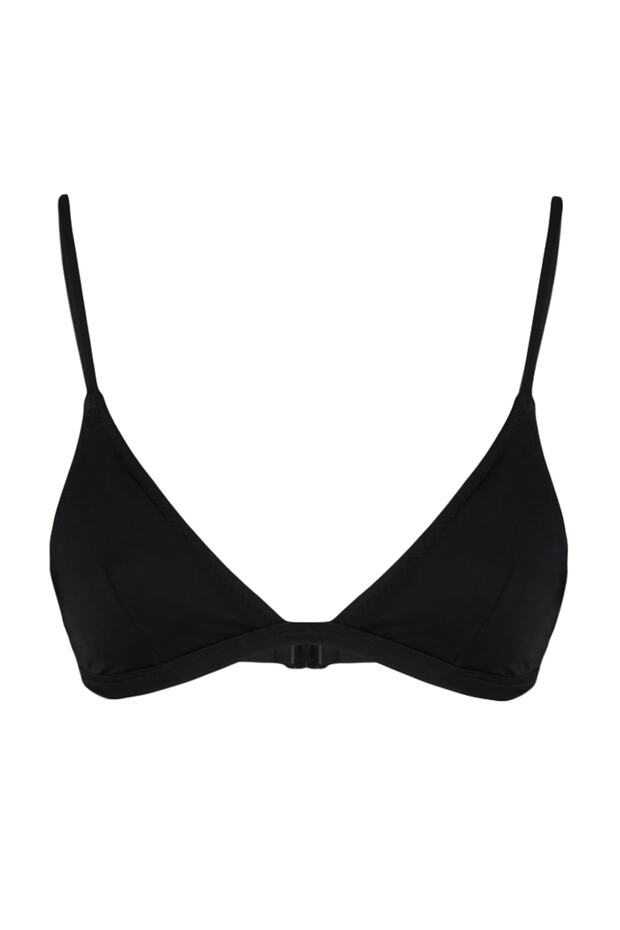 Siyah Üçgen Kaplı Basic Bikini Üstü TBESS20BU0268 - 6