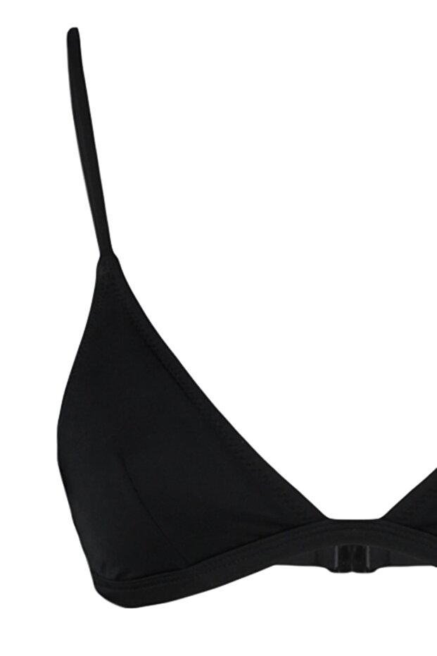 Siyah Üçgen Kaplı Basic Bikini Üstü TBESS20BU0268 - 7