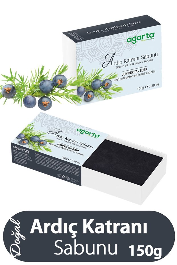 Natural Juniper Tar Soap Handmade 150 gr