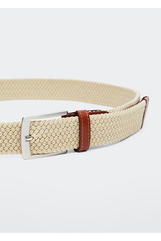 Örgü Desenli Elastik Kemer - 3