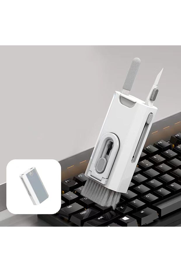 Ipad Macbook Tablet Klavye Temizleyici Temizleme Kiti Fırçalı Set - 5