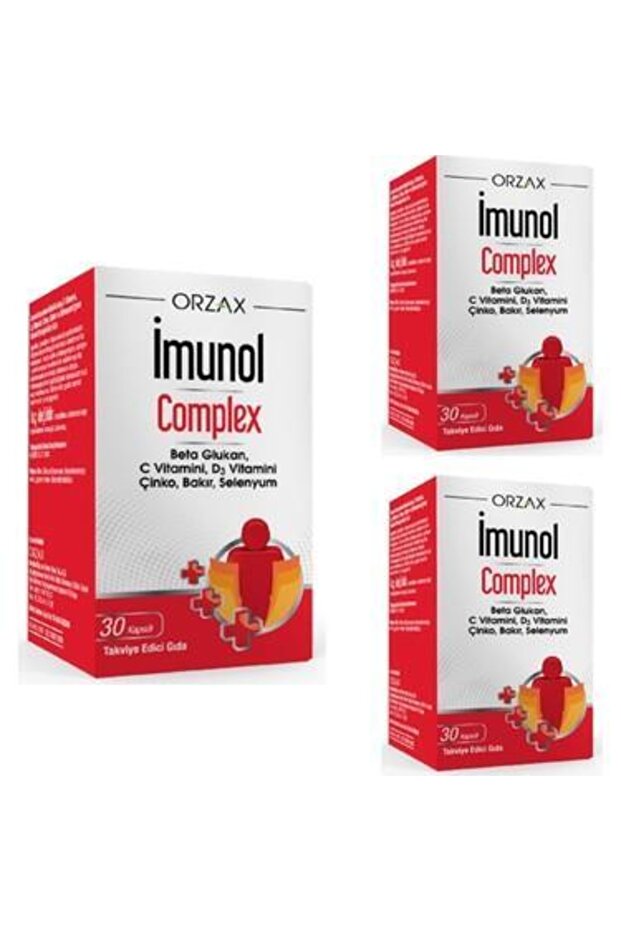 Orzax Imunol Complex 30 Kapsül 3 Kutu - 1