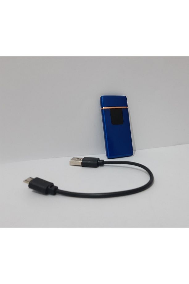 Usb Şarjlı Elektronik Çakmak Dokunmatik Ekran Sigara Çakmağı - 3