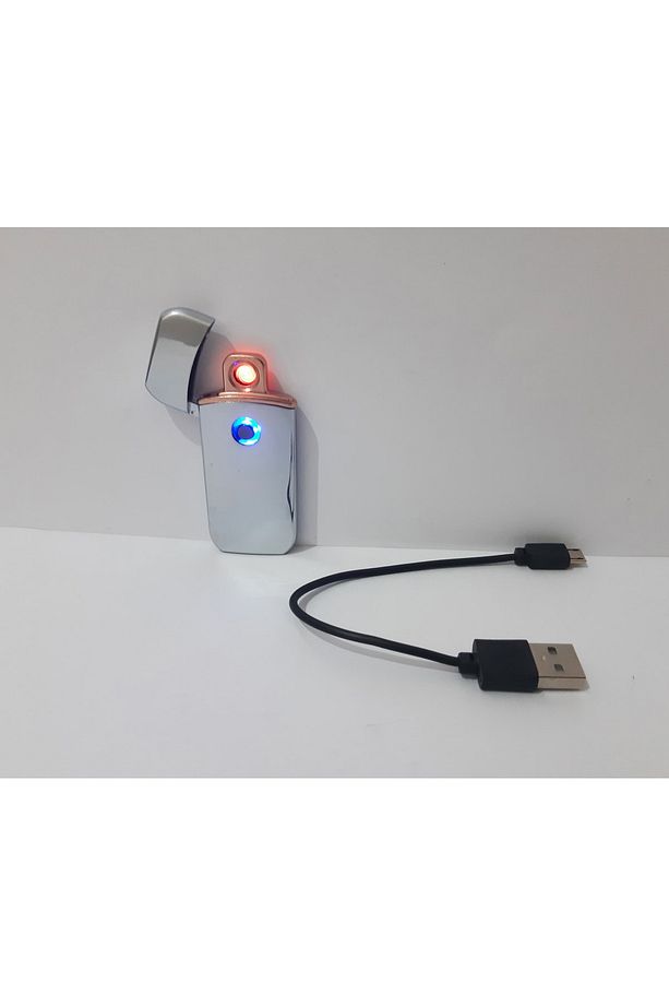 Usb Şarjlı Elektronik Çakmak Dokunmatik Ekran Sigara Çakmağı - 1
