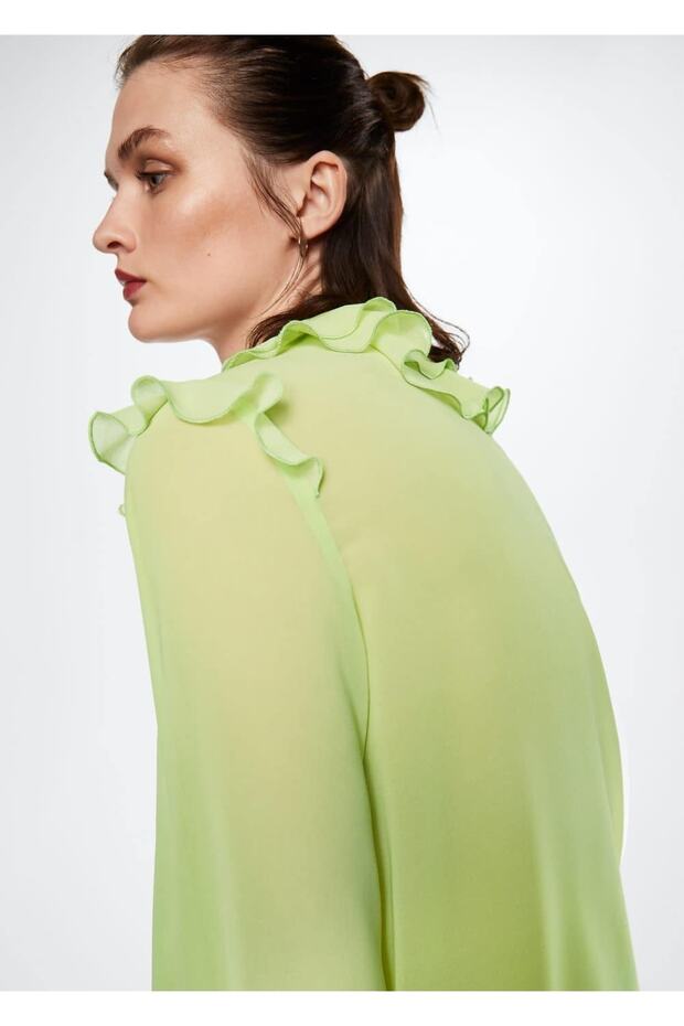 Yarı Transparan Gömlek - 6