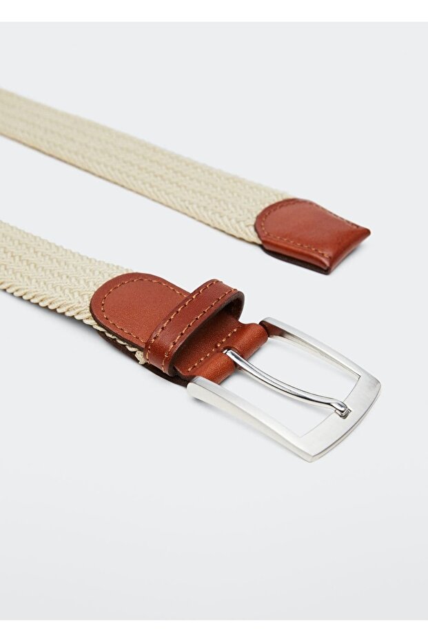 Örgü Desenli Elastik Kemer - 1