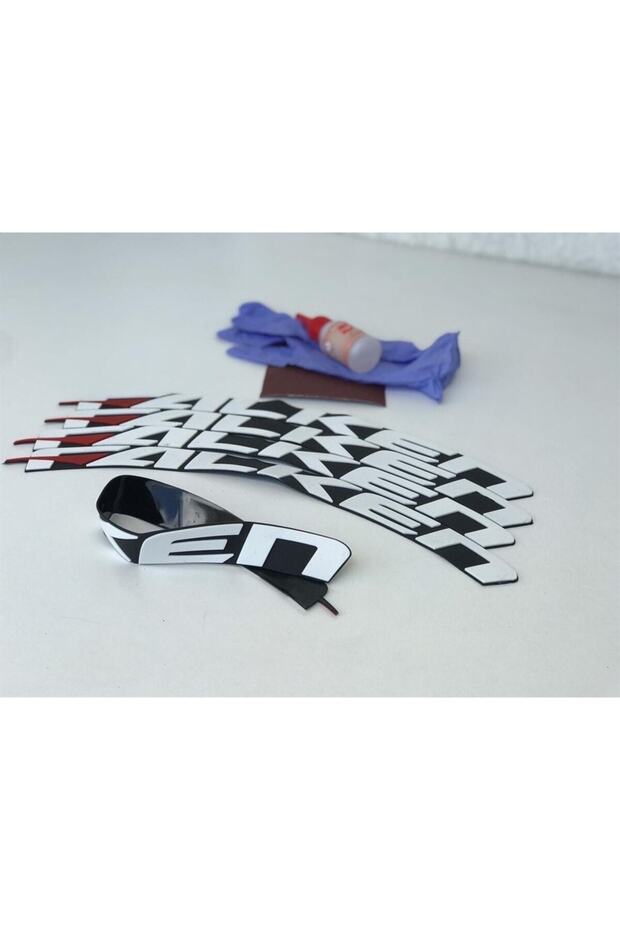 Falken White Elastic Text Sticker