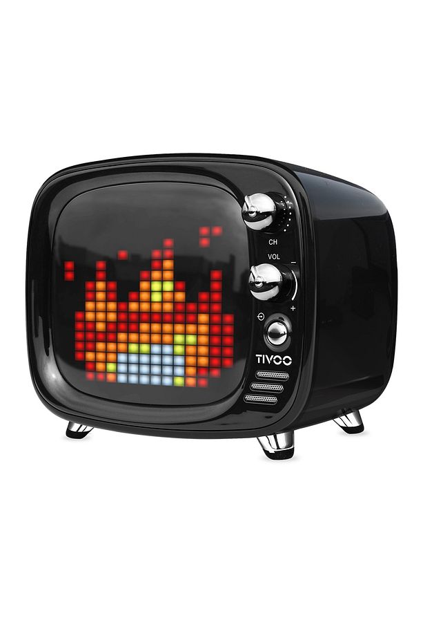 Tivoo Retro LED Ekranlı Bluetooth Hoparlör Siyah - 1