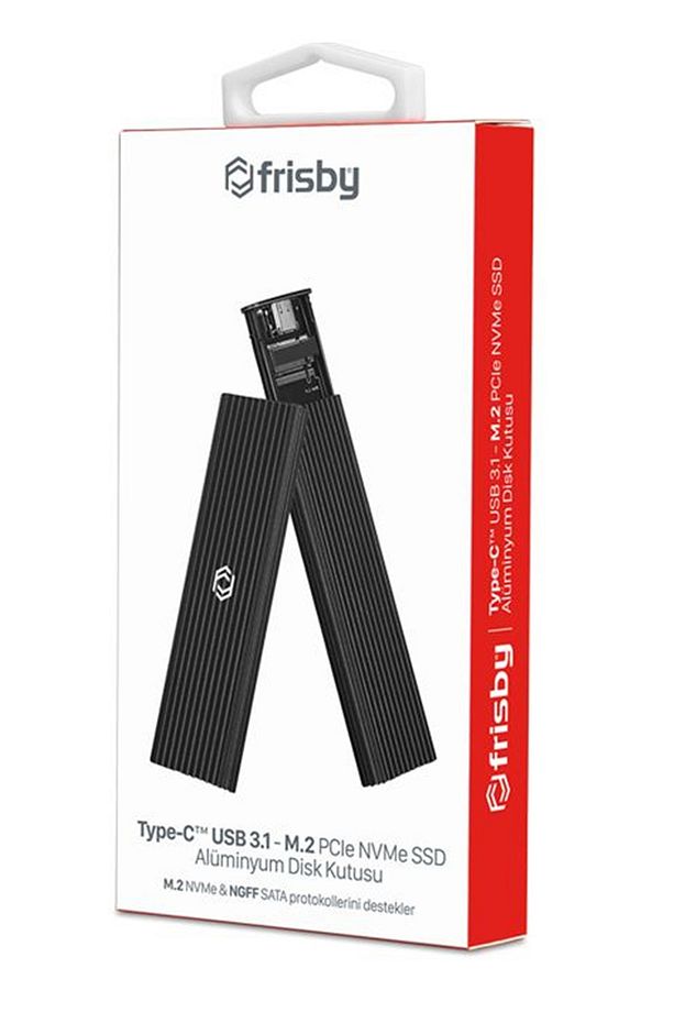Fhc-m2305 Type-c™ Usb 3.1 - M.2 Pcıe Nvme Ssd Alüminyum Disk Kutusu - 4
