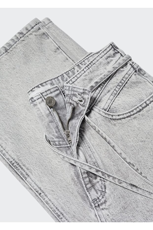 Fiyonklu Pamuklu Pantolon - 5