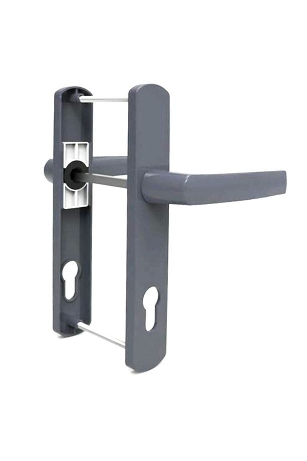 Pvc Banyo Wc Kapı Kolu Pimapen (metal)- Antrasit Gri - 1