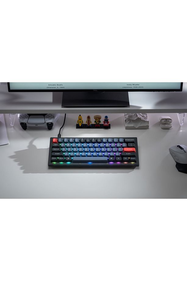 V4 Qmk - K Pro Red Switch -rgb-hotswap-mechanical Keyboard Full Assembled -fb - 3