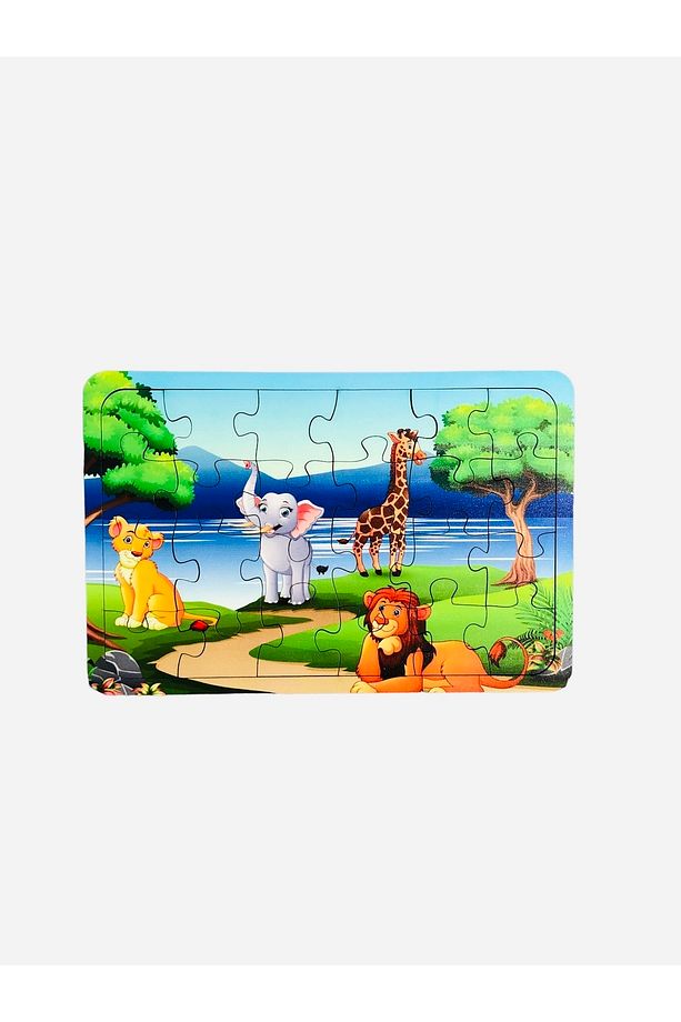 Ahşap Puzzle 24 Parçalı 4 Adet Puzzle - 3