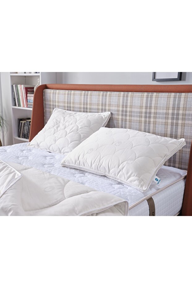 Pamuk Yorgan Beyaz - Tek King Size - 3