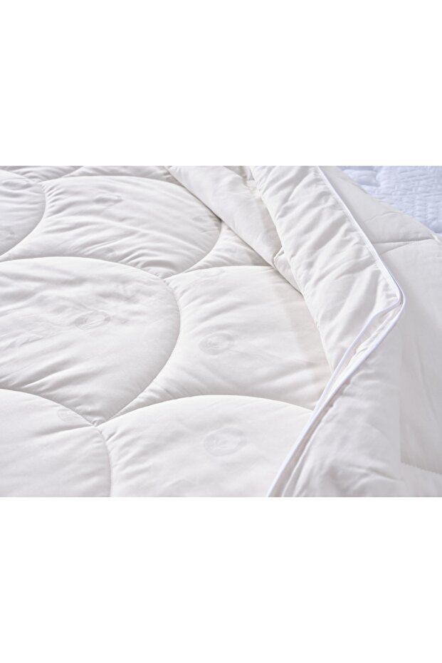 Pamuk Yorgan Beyaz - Tek King Size - 4
