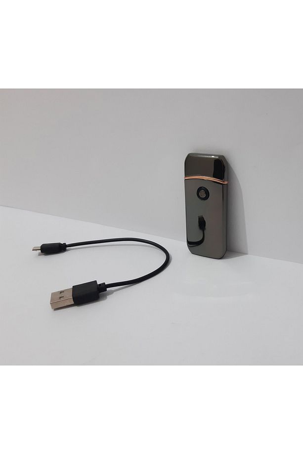 Usb Şarjlı Elektronik Çakmak Dokunmatik Ekran Sigara Çakmağı - 3