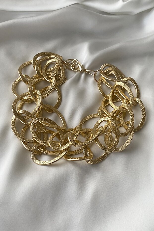 Kalın Zincir Choker Kolye - 3