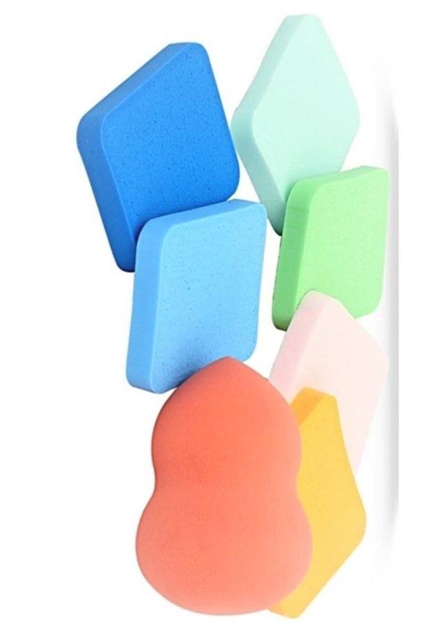 7 Piece Sponge Set (Candy Colors)