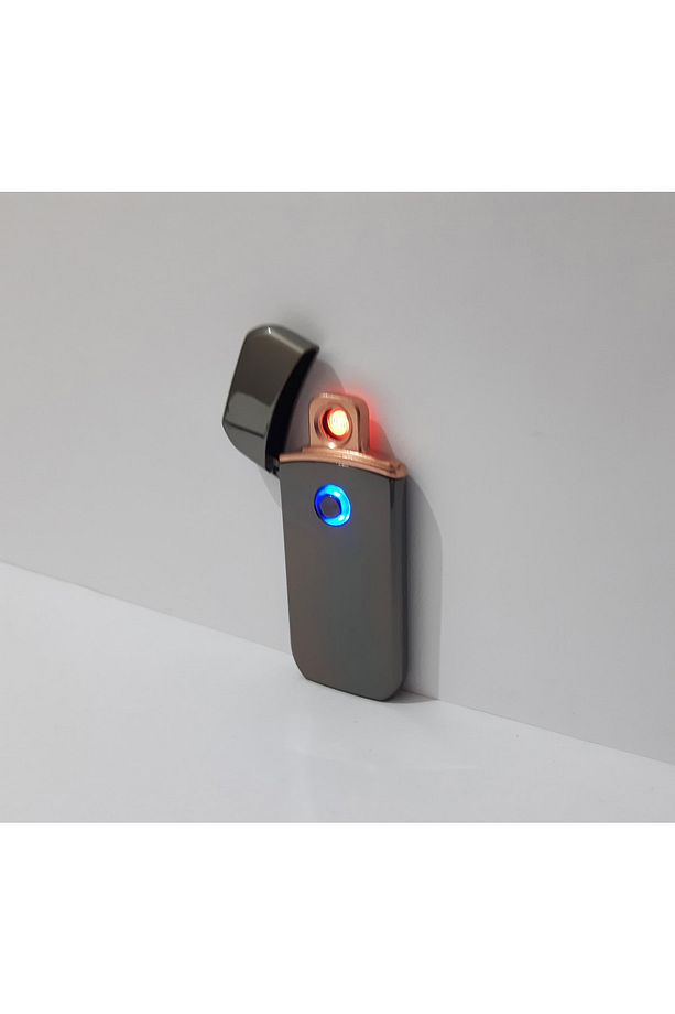 Usb Şarjlı Elektronik Çakmak Dokunmatik Ekran Sigara Çakmağı - 6