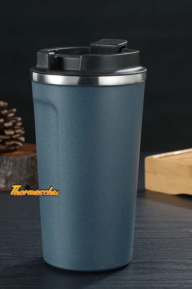 380 ml Mug Termos, Bardak Termos, Iş Ofis Termos, Çay Kahve Termos, Piknik Kamp Termos, Araç Termos - 2