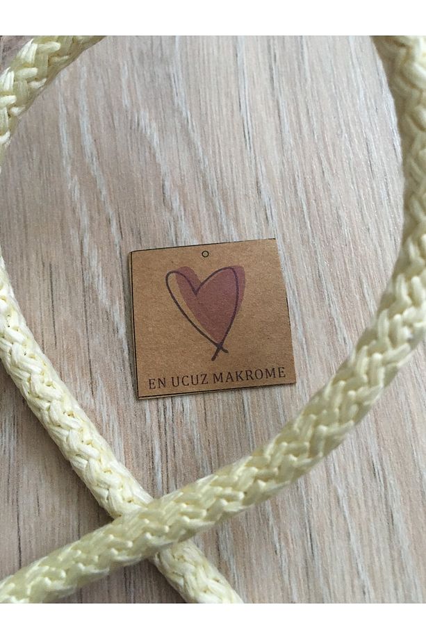 Makrome Ip (10 Metre) Polyester Polip Bambu Sepet Supla Çanta Plaj Çok Amaçlı Ip - 3