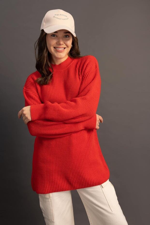 تونيك أساسي منسوج بقصة عادية - 4