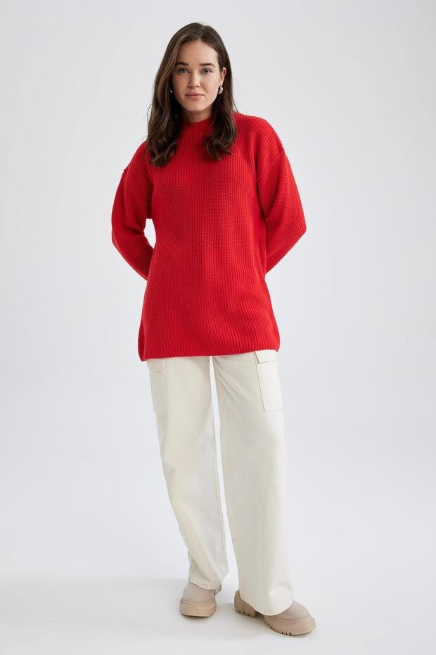 تونيك أساسي منسوج بقصة عادية - 6