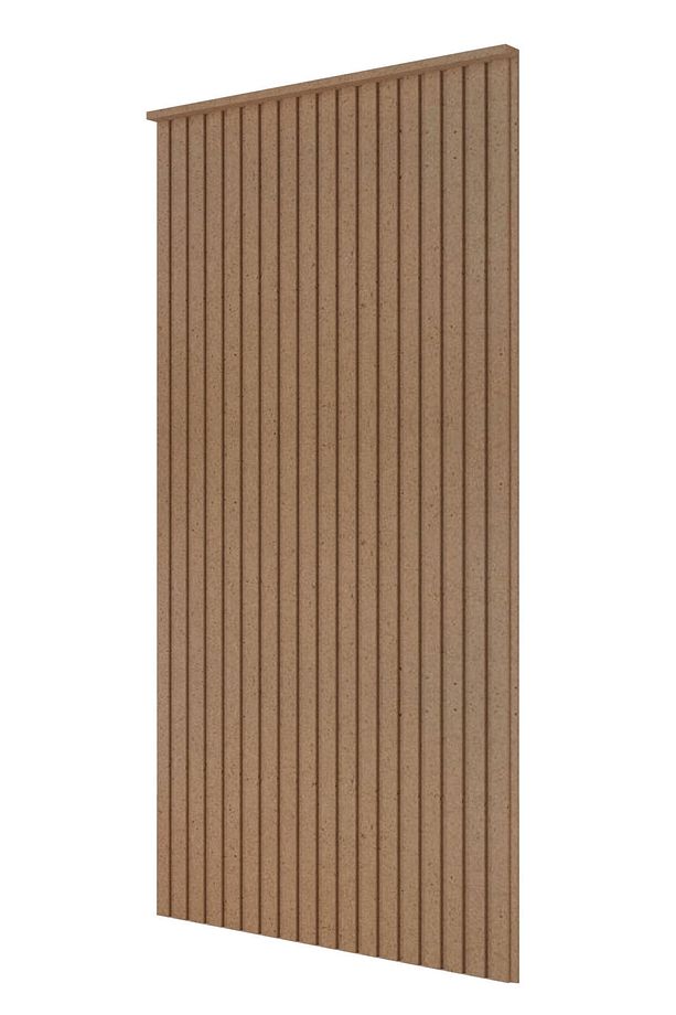 Dekoratif Duvar Paneli ( 54 X 105 Cm ) Boyanabilir Ahşap 10 Mm Ham Mdf Duvar Paneli - 4