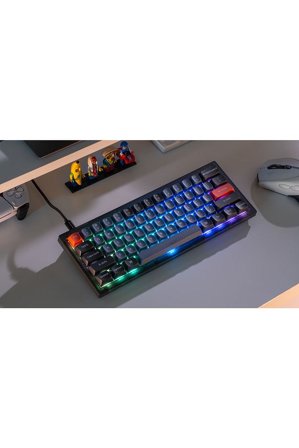 V4 Qmk - K Pro Red Switch -rgb-hotswap-mechanical Keyboard Full Assembled -fb - 4