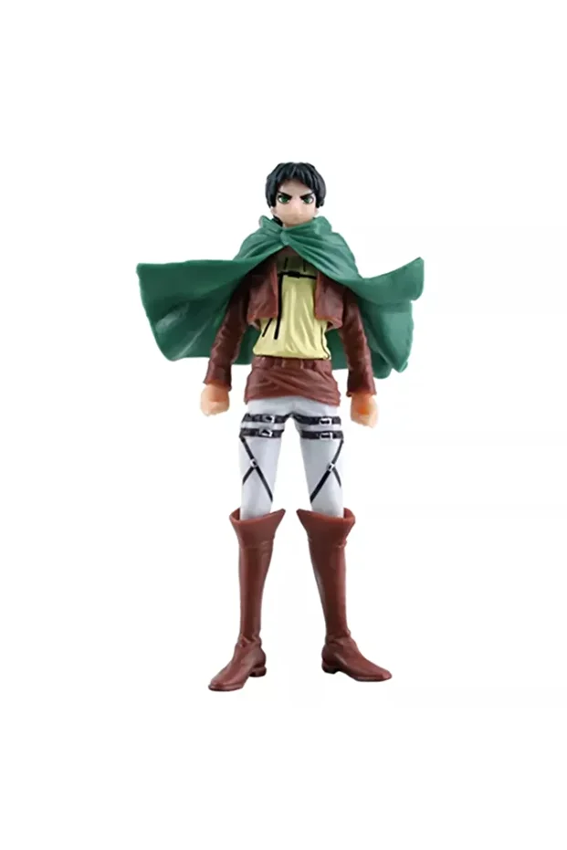 Attack On Titans Bertholdt Hoover / Levi / Annie / The Warhammer / Eren Yeager Figür Seti 10 Cm 6'lı - 6