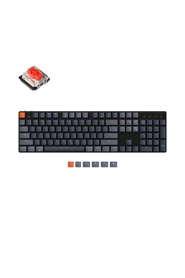 K5-se Kablosuz Mekanik Klavye-hot-swappable-rgb-mechanical Gateron Red -low Profile - 1